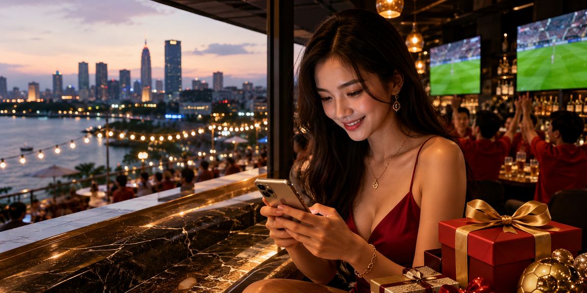 Quang cảnh casino di động trên bãi biển Hà Nội